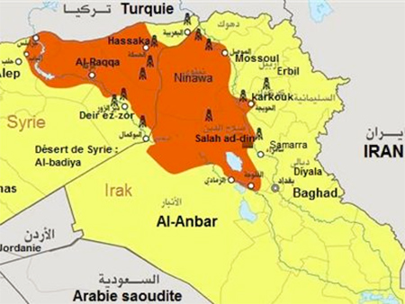 plano del supuesto emirato de daesh